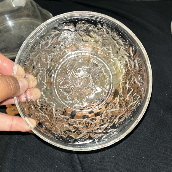 Princess House Fantasia small dessert bowls set of 3 - Picture 2 of 6